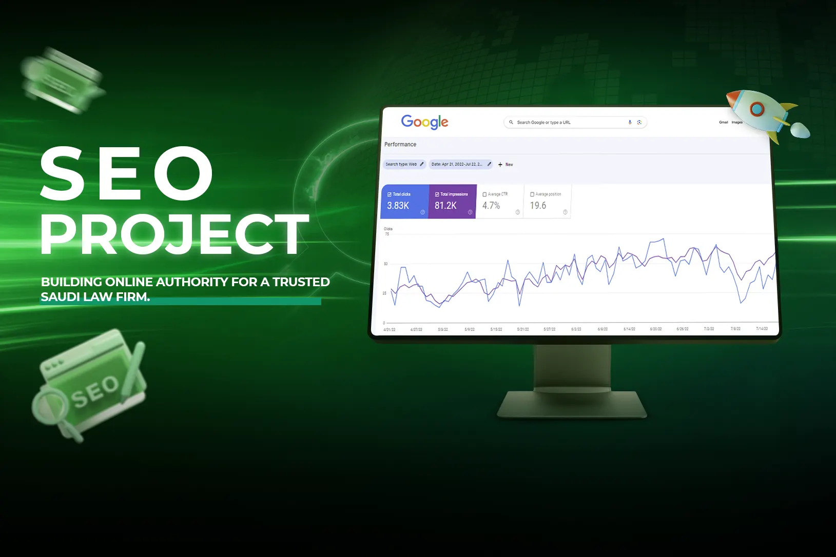 SEO Growth for a Saudi Law Firm